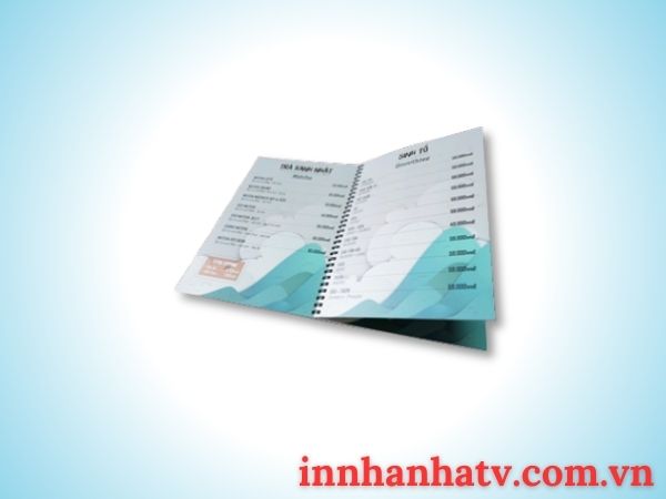 menu dạng cuốn