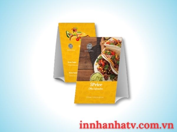  table tents 